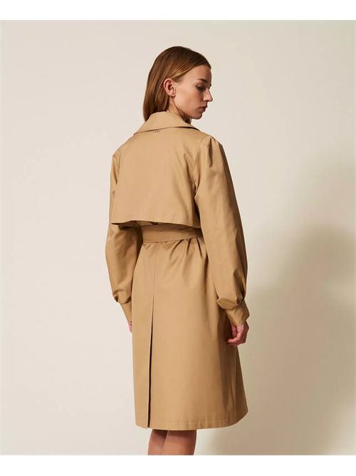 Trench doppiopetto in gabardina TWINSET | TP2230/12145
